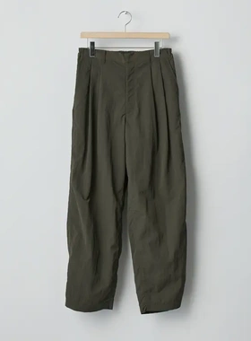 【代购】SSSTEIN 25aw Nylon wide easy trousers 尼龙宽松休闲裤