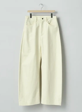【代购】SSSTEIN 26ss Round pant 全棉双层纺织染色宽松休闲裤
