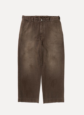 【代购】APRESSE 26ss Work pant 复古水洗做旧斜纹布工装裤