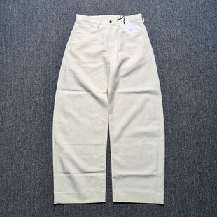 【现货】SSSTEIN 26ss Round pant 全棉双层纺织染色宽松休闲裤