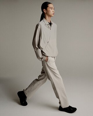 春夏新款弹性纤维面料机能西裤