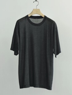 【代购】COMOLI 26ss Cashmere knit 羊绒短袖针织衫