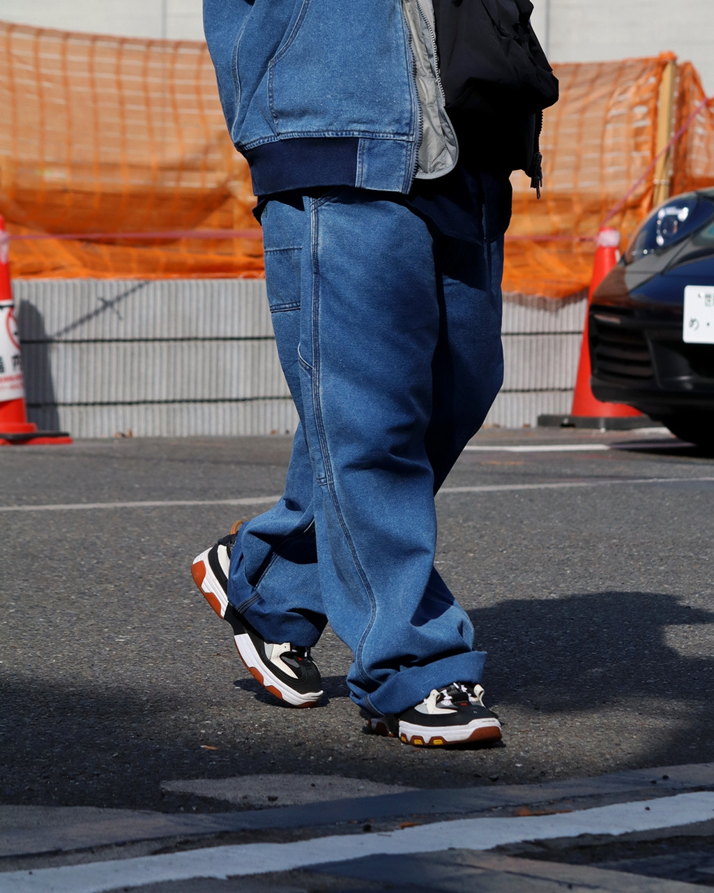【代购】TNF 北面紫标26ss Indigo field pant 蓝染宽松牛仔裤