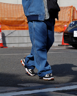 【代购】TNF 北面紫标26ss Indigo field pant 蓝染宽松牛仔裤