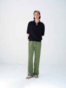 26ss AURALEE 代购 蜡染灯芯绒宽松休闲裤 wide pant Corduroy