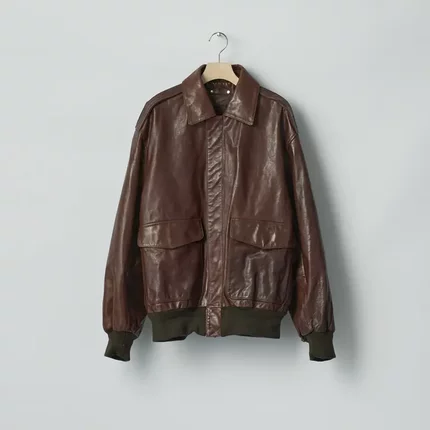 【代购】SSSTEIN 26ss Vintage flight jacket 做旧牛皮飞行夹克