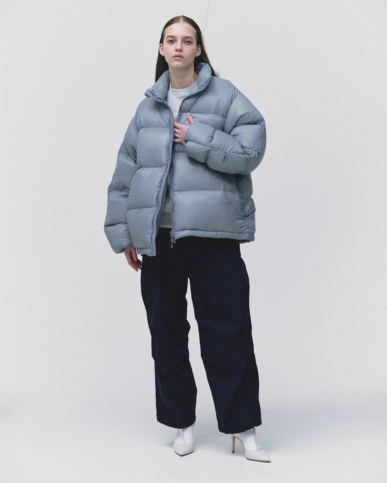 秋冬新款定番超轻尼龙面包羽绒服