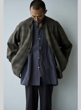 【代购】MAATEEANDSONS 26ss Artist jacket羊毛真丝画家作业夹克