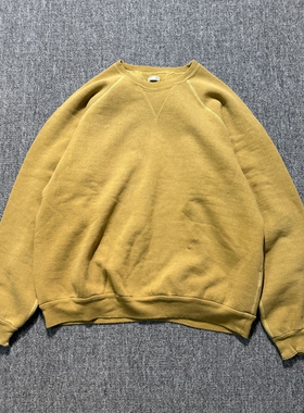 【现货】APRESSE 26ss Vintage sweatshirt复古水洗双V线圆领卫衣