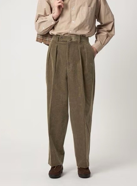 【代购】STEVEN ALAN 25aw Corduroy dress trousers 灯芯绒西裤