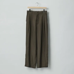 【代购】SSSTEIN 26ss Wide easy trousers 铜氨丝宽松休闲西裤