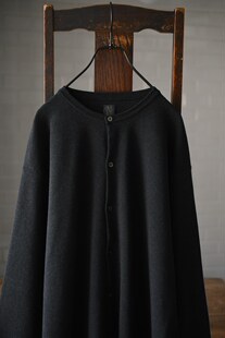 26ss 32G Smooth 圆领棉线针织开衫 BATONER knit T恤 代购