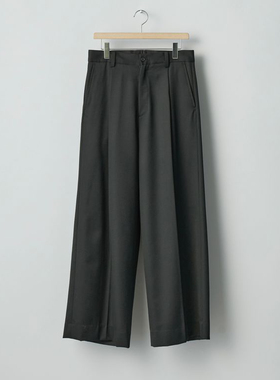 【代购】SSSTEIN 25aw Extra wide trousers 2/60华达尼宽松西裤