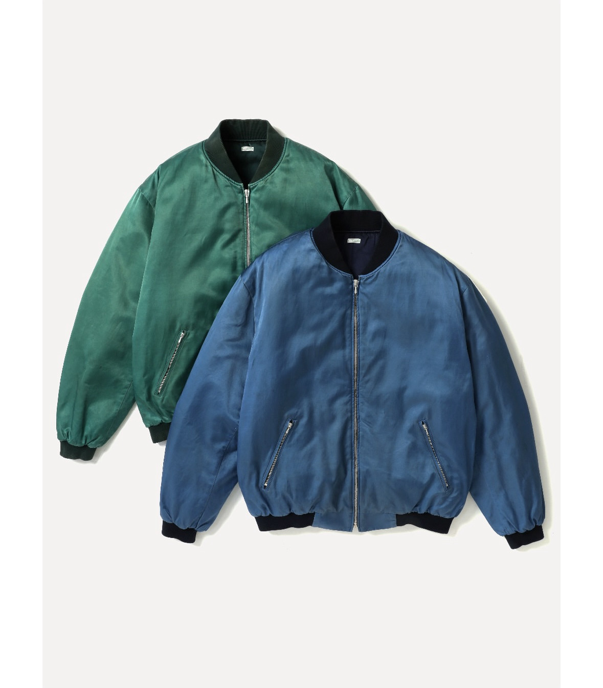 春夏新款丝绵混纺棒球领复古夹克