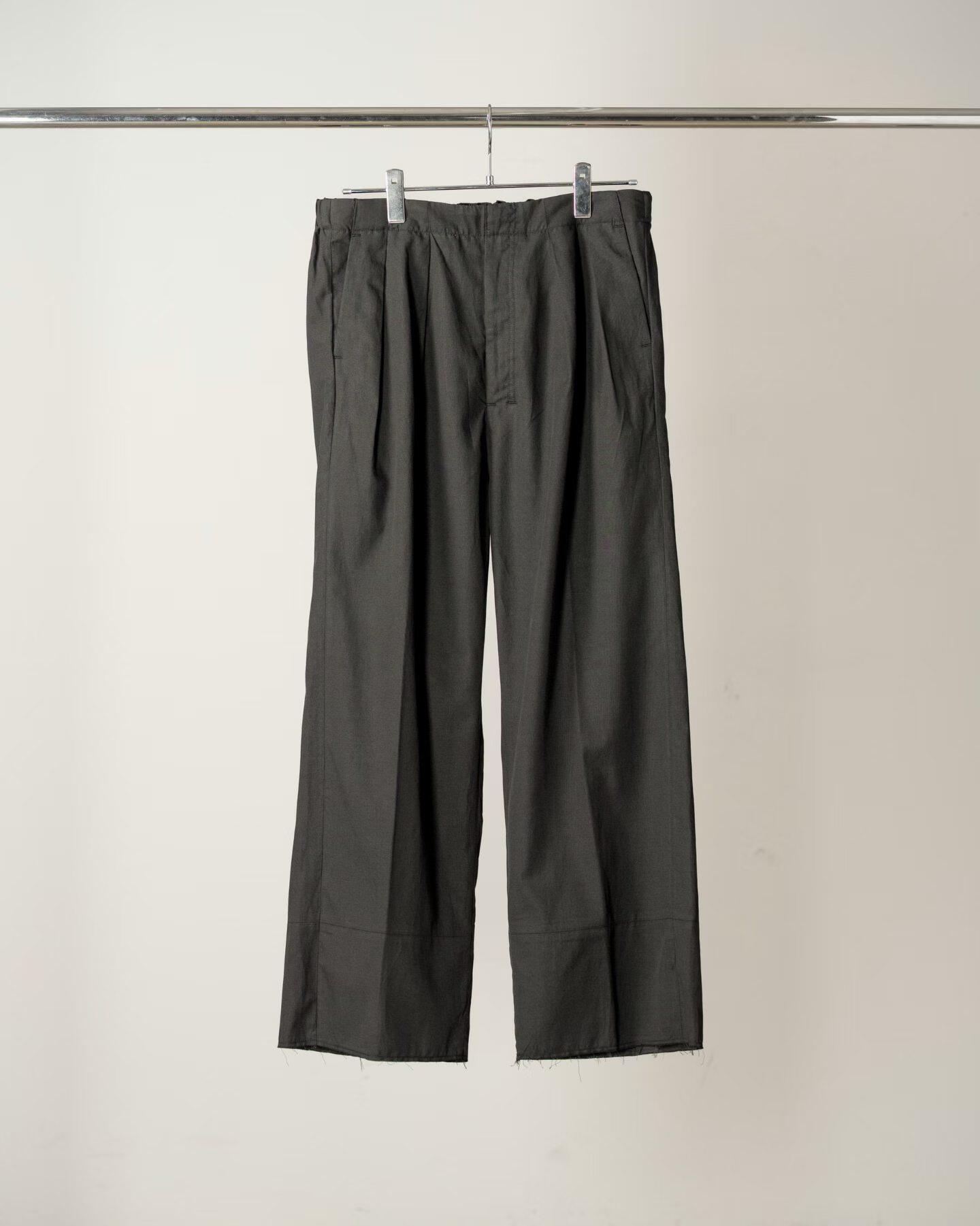 【代购】ANCELLM 26ss Tuck easy pant 莱赛尔打褶直筒休闲裤