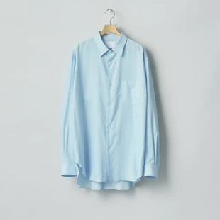 26ss SSSTEIN Regular shirt真丝混纺廓形衬衫 collar 代购