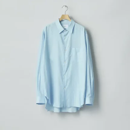 【代购】SSSTEIN 26ss OS Regular collar shirt真丝混纺廓形衬衫