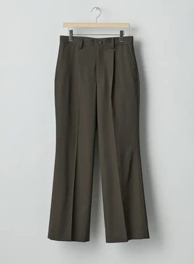 【代购】SSSTEIN 25aw Flare trousers 2/90羊毛华达尼休闲西裤