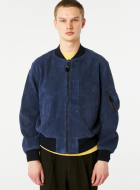 【代购】HERILL 25aw Lamb B-15 jacket 羊皮飞行夹克