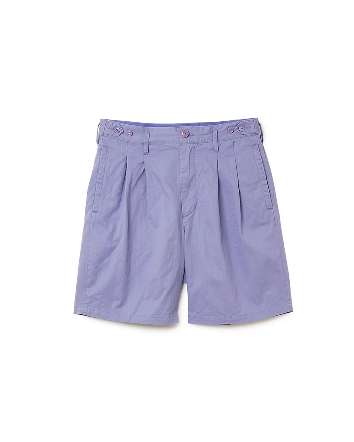【代购】NONNATIVE 26ss Chino shorts 蜡染加工卡其短裤 - 实物图