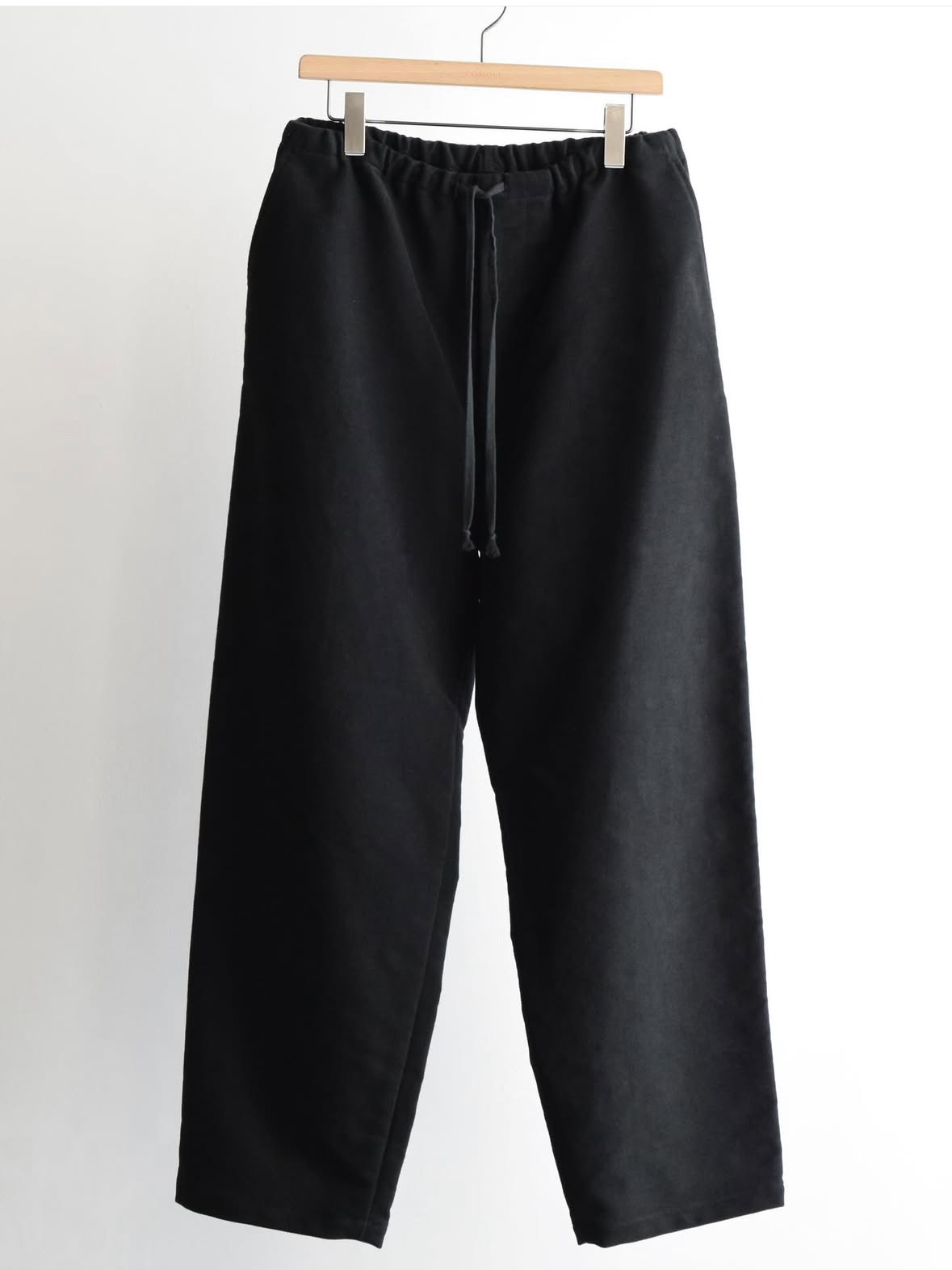 【代购】COMOLI 25aw Moleskin drawstring pant鼹鼠皮抽绳休闲裤