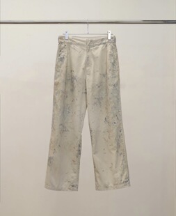chino pant泼墨做旧油漆工卡其裤 Painters 26ss 代购 ANCELLM