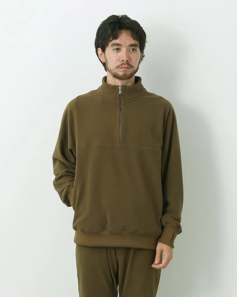 【代购】NONNATIVE 25aw Hiker halfzip pullover 摇粒绒套头卫衣