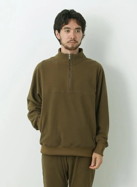 【代购】NONNATIVE 25aw Hiker halfzip pullover 摇粒绒套头卫衣