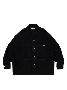 25aw COOTIE 代购 夹克 coverall 硫化染色做旧四袋工装 Twill