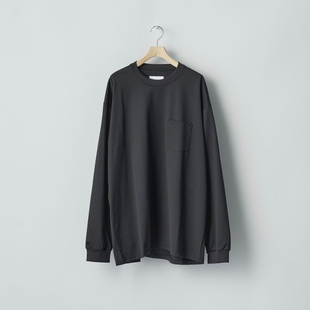 SSSTEIN 25aw Oversized LS Pocket tee 长袖T恤
