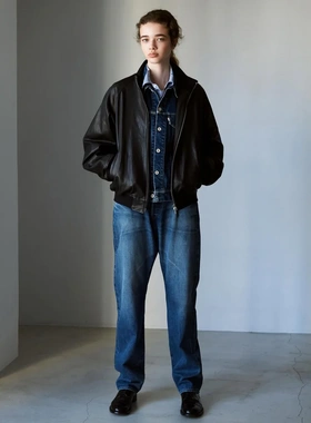 【代购】HERILL 26ss Lamb leather weekend jacket 羊皮行政夹克