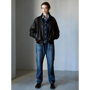 26ss 羊皮行政夹克 HERILL weekend jacket leather 代购 Lamb