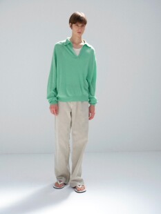 26ss AURALEE 代购 羊绒混纺Polo领针织衫 skipper polo Knit