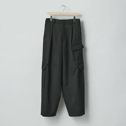 【代购】SSSTEIN 26ss Wool kersey cargo trousers 粗羊毛口袋裤