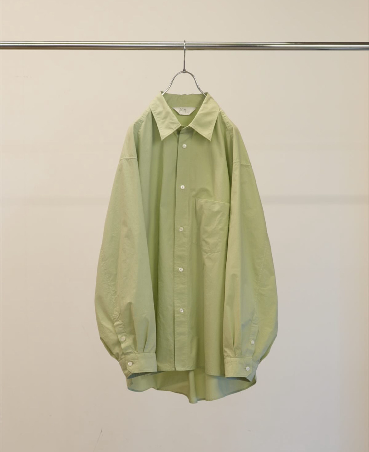 春夏新款定番全棉染色廓形衬衫