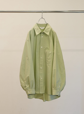 【代购】ANCELLM 26ss Shrink over shirt 定番全棉廓形衬衫