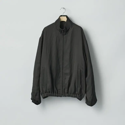 春夏新款人造丝亚麻轻量拉链夹克