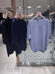 BATONER 26ss Amundsen crewneck 棉布帛杨柳面料短袖T恤