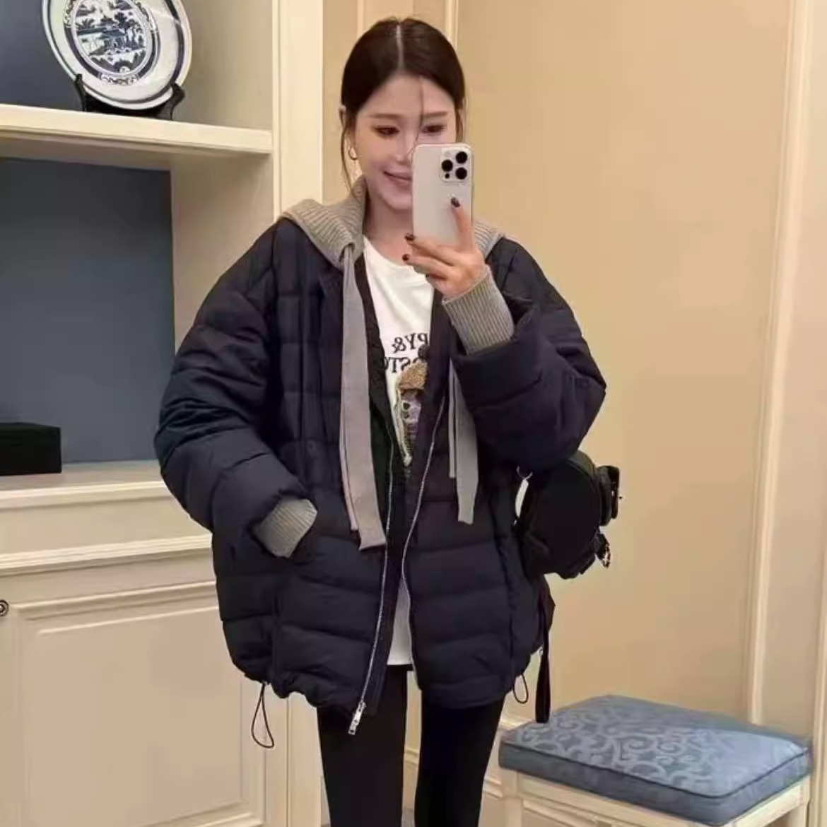 【NO退NO换】2025冬季新款韩版连帽羽绒服6229OD 12.3