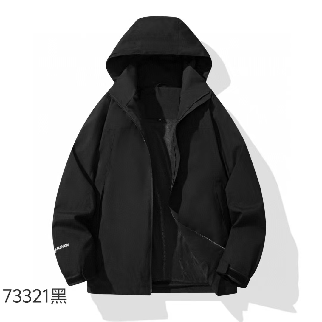 【No退No换】牧~达单款连帽男士冲锋衣73321XL 10.5