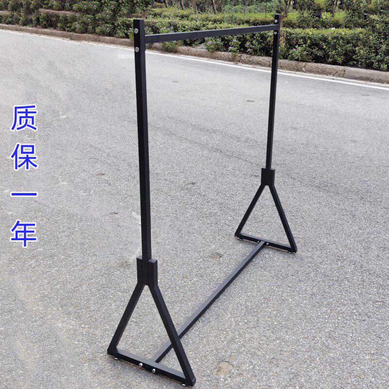 特价网红铁艺衣架杆服装店展示架落地式中岛侧挂架男女货架不掉漆