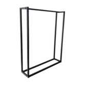 家纺新款 展架展会窗帘展示架 推拉陈列架吊卡布片面料样本单排软装