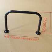 铁艺展示架上墙正侧挂衣服架金色圆管挂衣杆墙上衣架壁挂式 家用