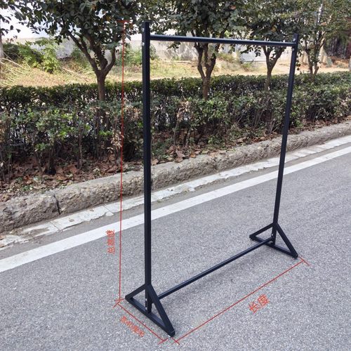 服装店展示架落地式服装货架卧室衣服挂架挂衣服架子落地衣架单杠