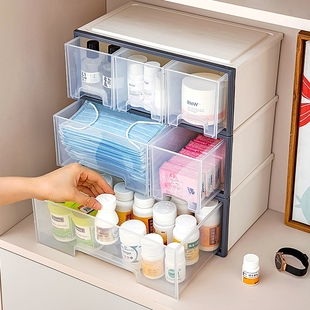 医院便民服务箱学生宿舍分格多层家庭装药盒药物收纳盒药品收纳盒