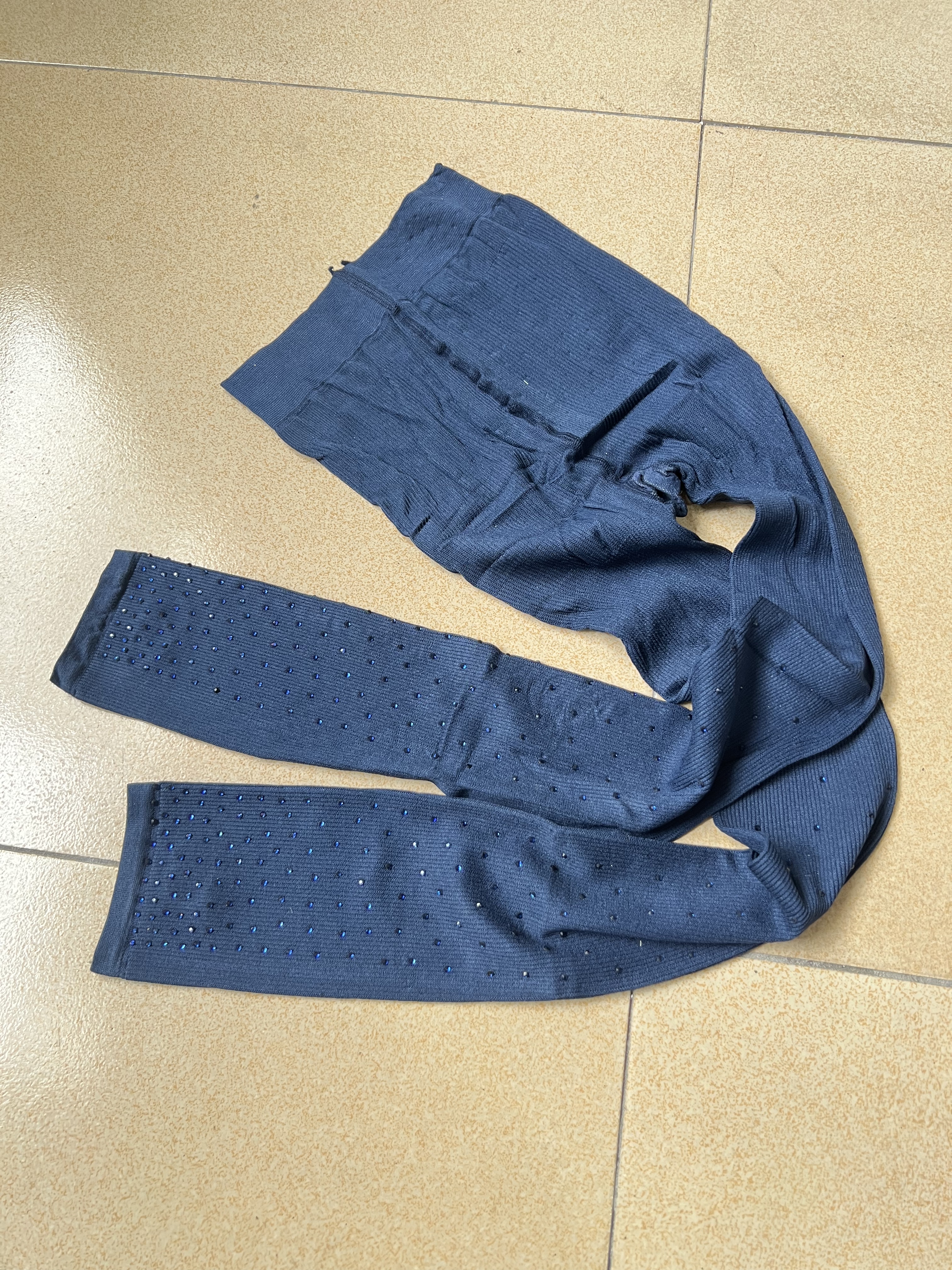 W128外贸原单女款打底裤春秋款修身显瘦百搭3条装