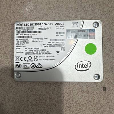 议价intel s3610 200g 英特尔企业级mlc 成色非