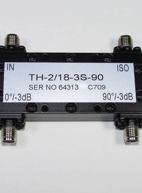 议价全新2-18GHz，90度电桥，黑色烤漆，质保一