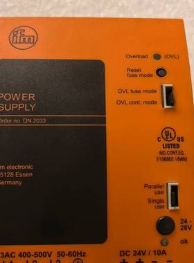 议价拆机IFM易福门 DN2033 包好 成色漂亮 德国