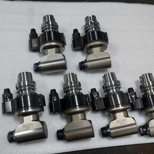 议价HSK63A直角铣头BT50输出BT40快速装夹定位侧铣头B可维修